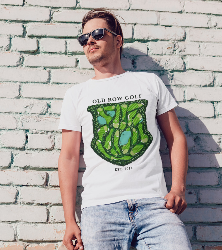 Old Row Golf Course Pigment Dyed T-Shirt