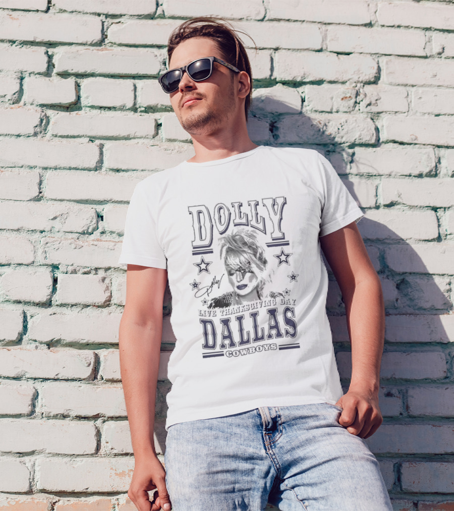 Dolly Parton Live Thanksgiving Day Dallas Cowboys Stadium 2023 T-Shirt