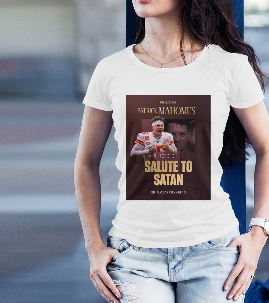 Patrick Mahomes NFL Honors Kansas City Chiefs QB Salute To Satan T-Shirt