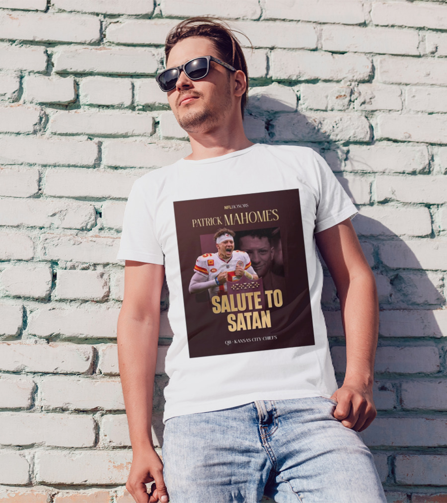 Patrick Mahomes NFL Honors Kansas City Chiefs QB Salute To Satan T-Shirt
