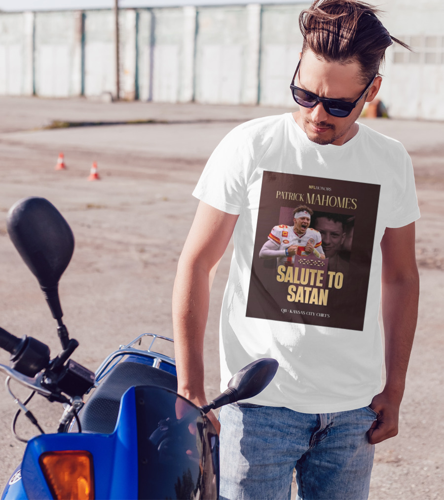 Patrick Mahomes NFL Honors Kansas City Chiefs QB Salute To Satan T-Shirt