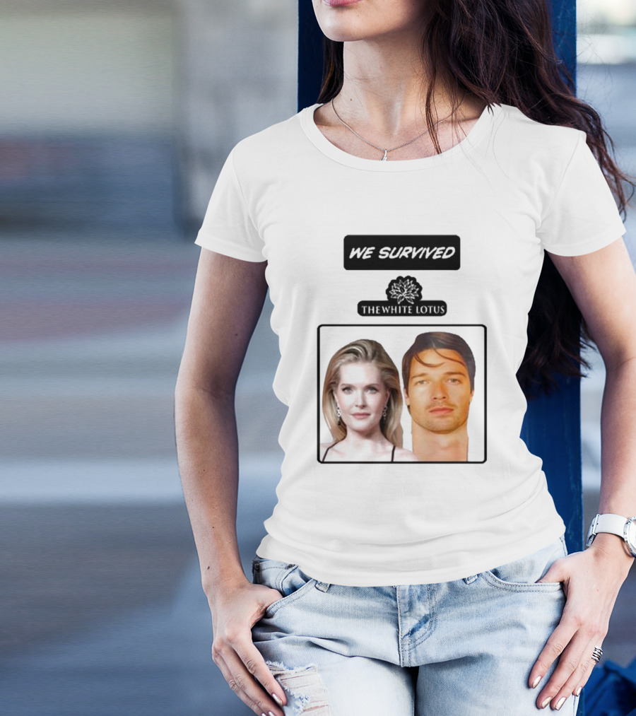 We Survived The White Lotus Patrick Schwarzenegger T-Shirt