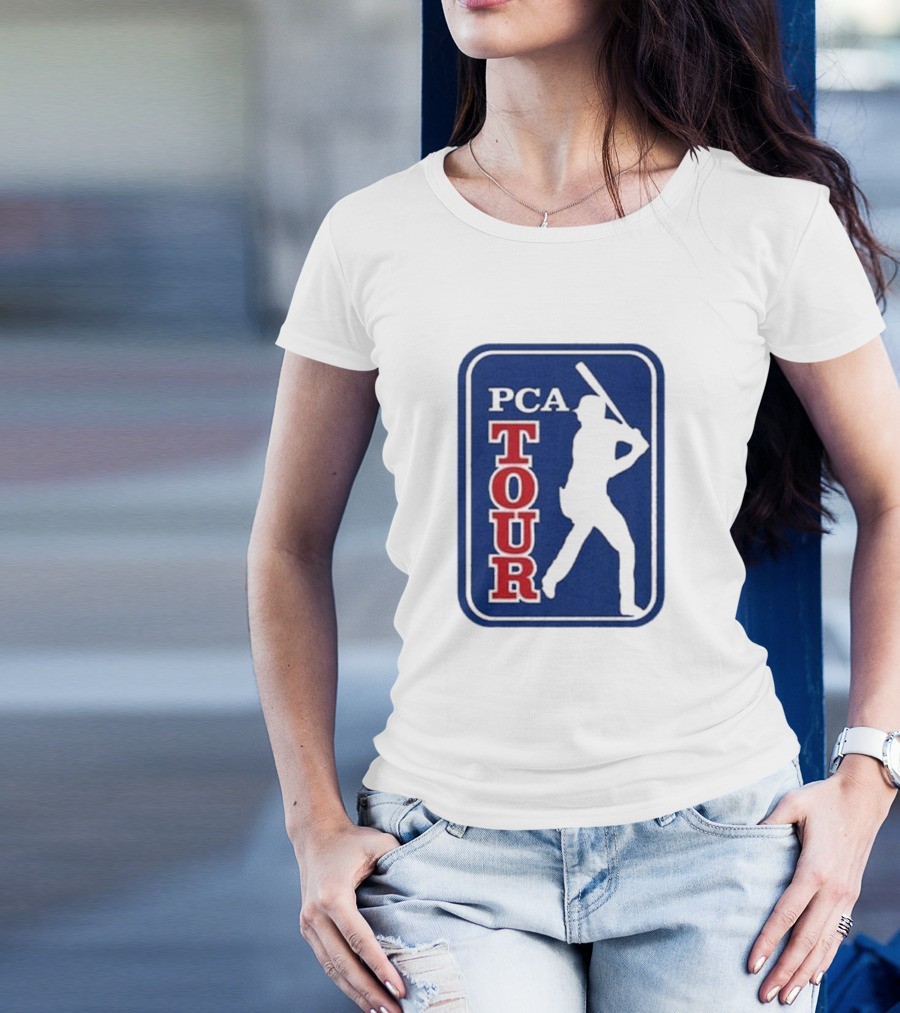 PCA Tour Pete Crow-Armstrong Baseball Player Silhouette T-Shirt