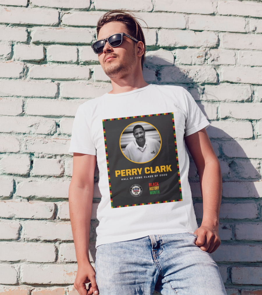 Perry Clark New Orleans Allstate Sugar Bowl Hall Of Fame Class Of 2020 Black History Month T-Shirt