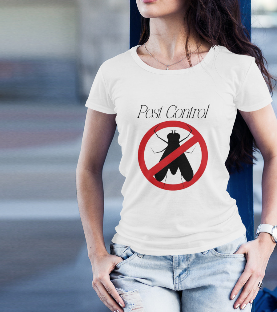 Ghostbusters Pest Control Logo Design T-Shirt