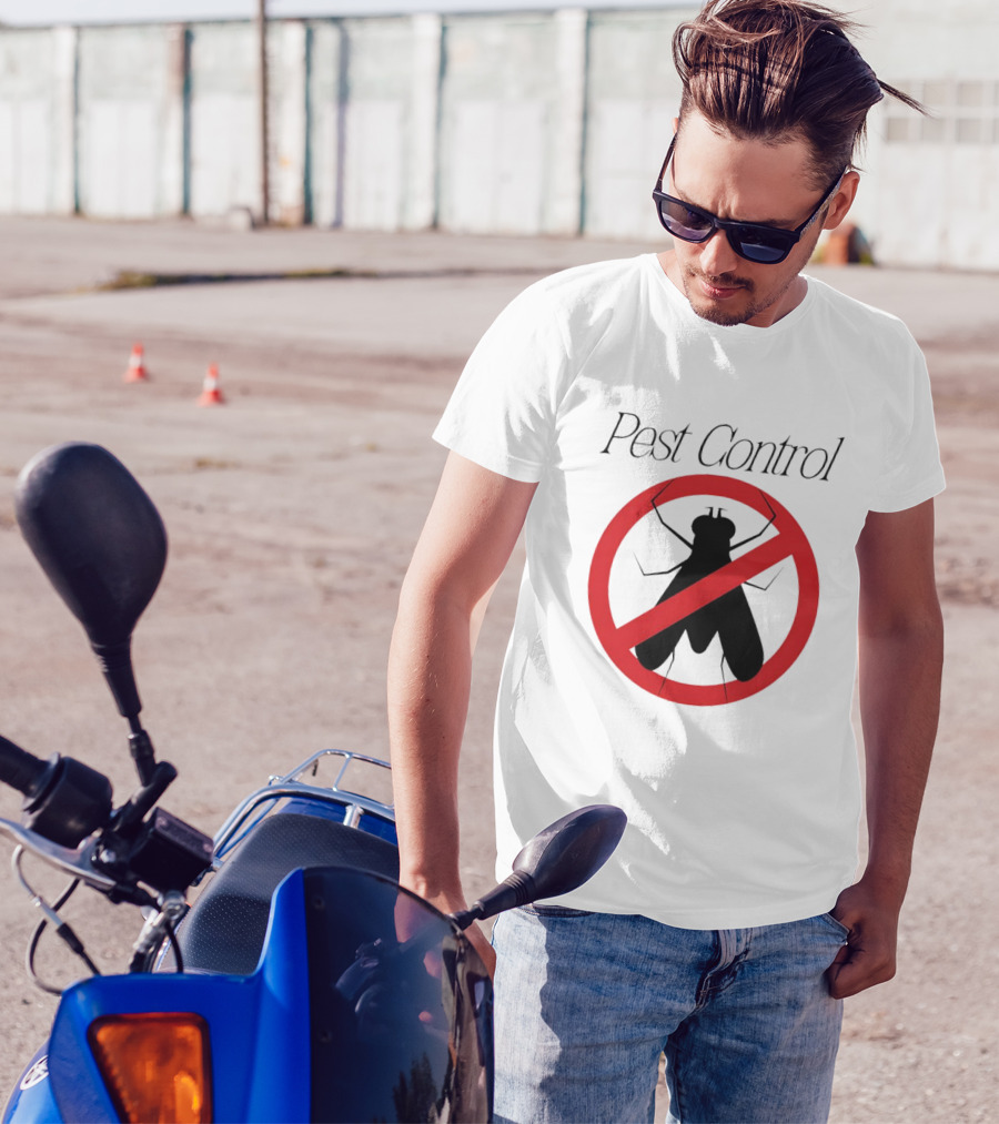 Ghostbusters Pest Control Logo Design T-Shirt