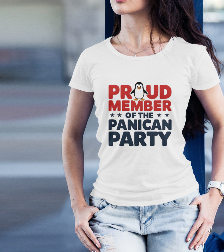 Proud Member Of The Panican Party Penguin T-Shirt