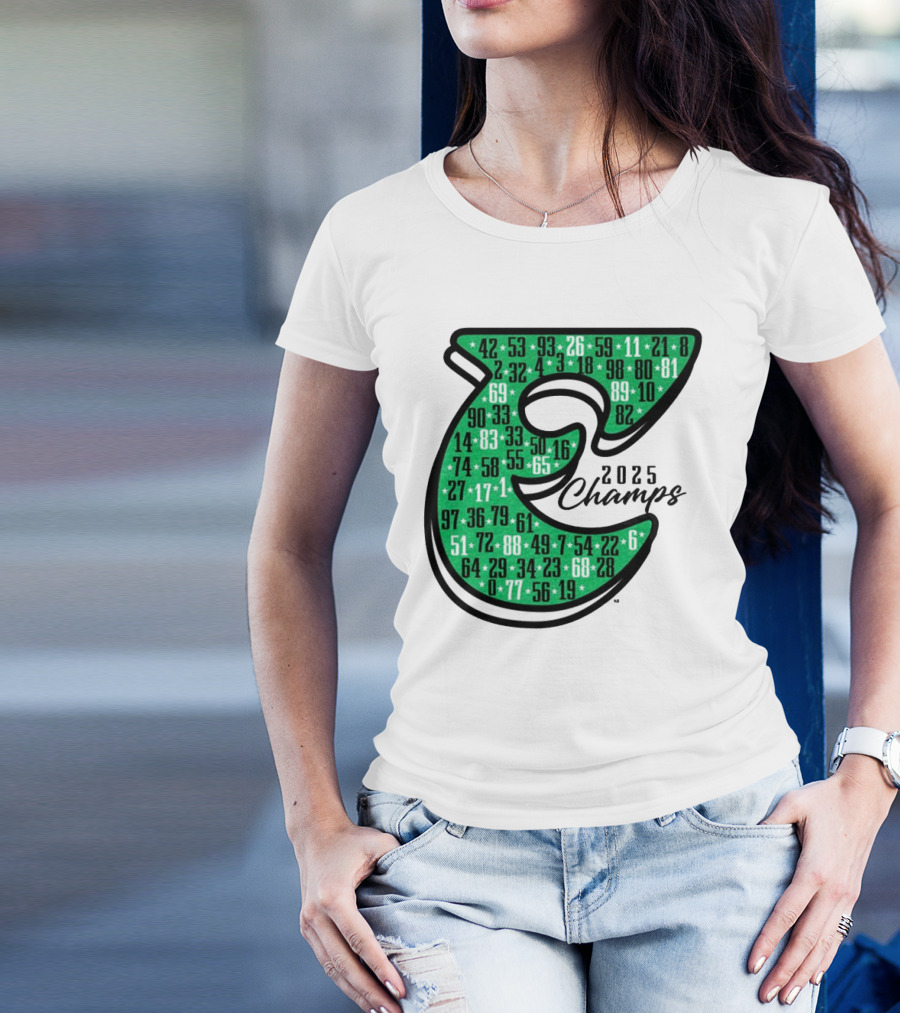 Philadelphia E 2025 Champs Numbers Design T-Shirt