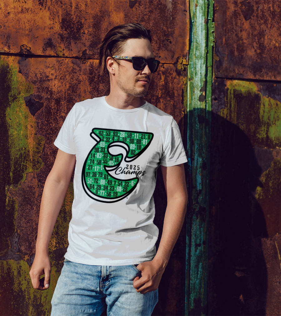 Philadelphia E 2025 Champs Numbers Design T-Shirt