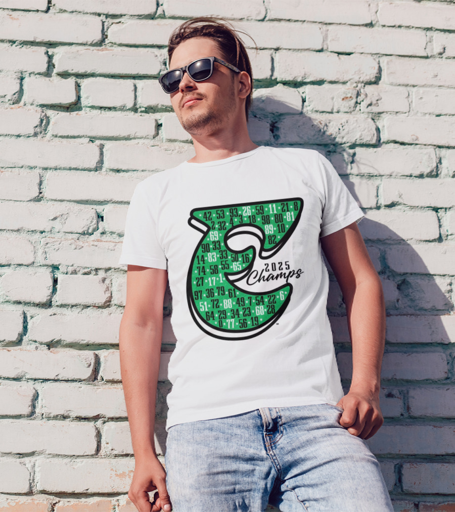 Philadelphia E 2025 Champs Numbers Design T-Shirt