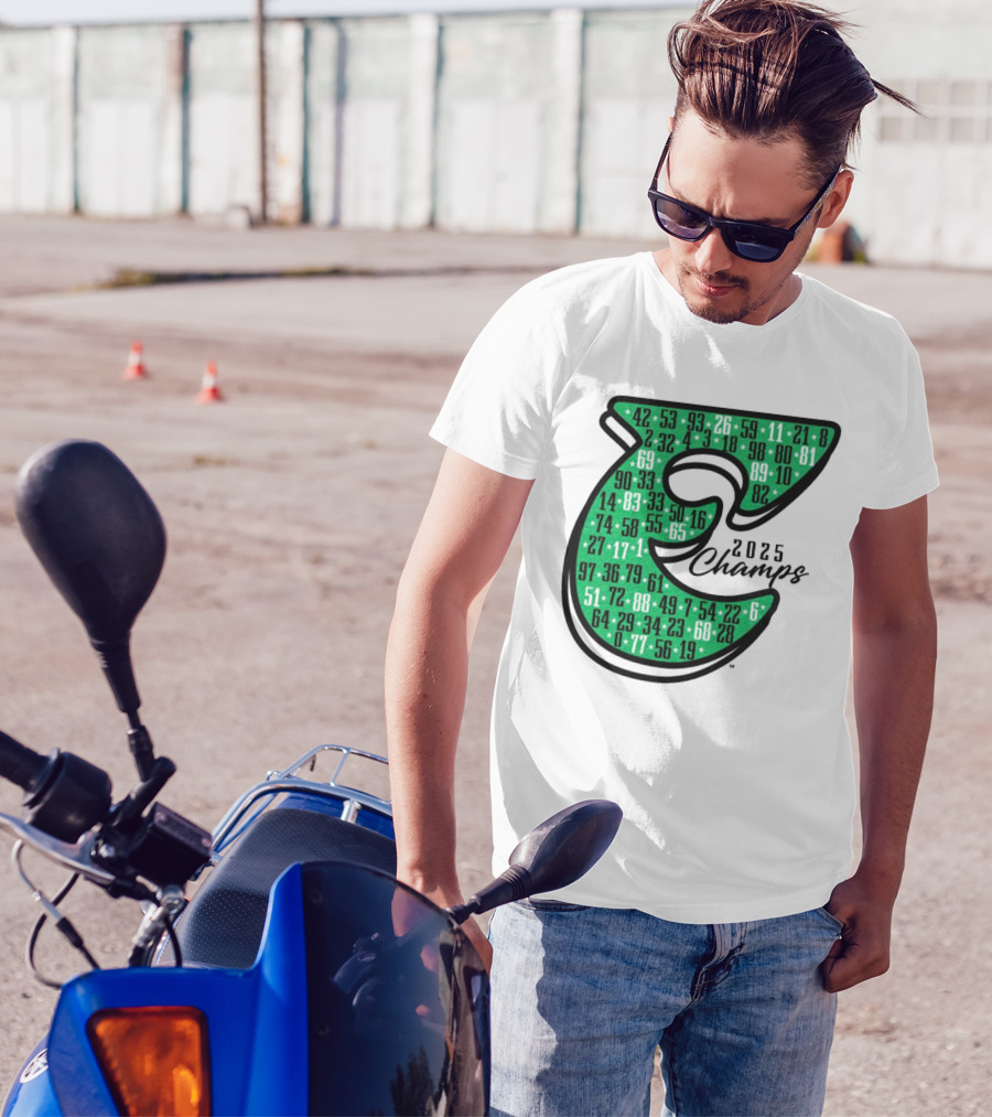 Philadelphia E 2025 Champs Numbers Design T-Shirt