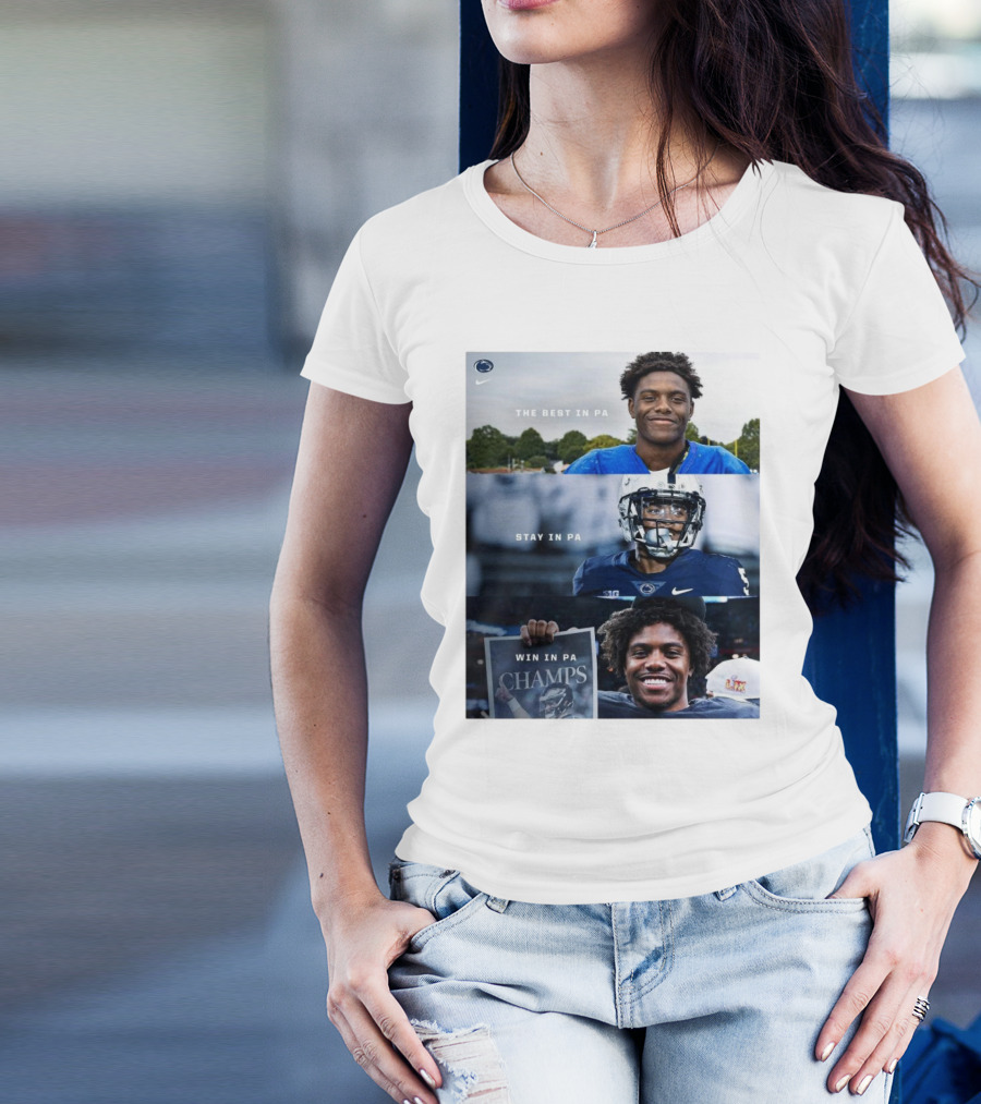 Penn State Football Jahan Dotson The Best In PA Stay In PA Win In PA Champs T-Shirt