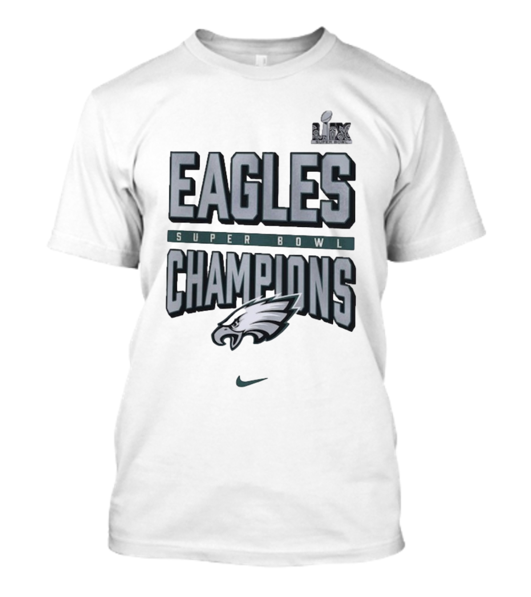 Philadelphia Eagles Super Bowl LIX Champions Youth Nike Apparel T-Shirt