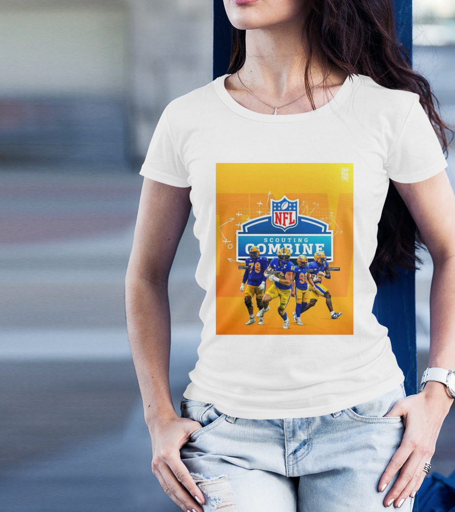 Pitt Panthers NFL Scouting Combine Branson Taylor Gavin Bartholomew Ben Sauls Konata Mumpfield Football T-Shirt