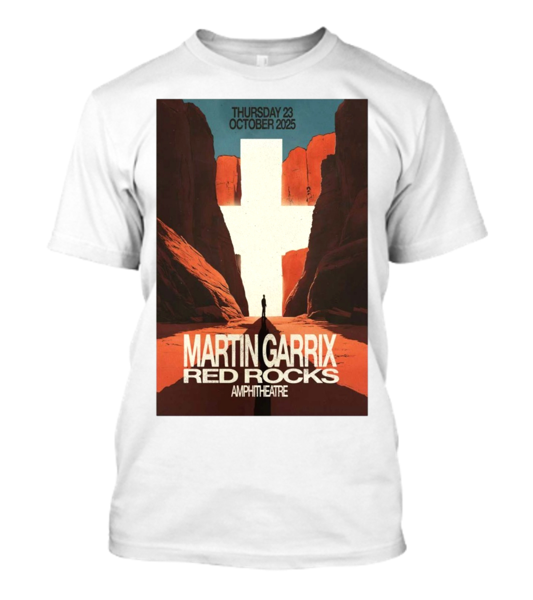 Thursday October 23 2025 Martin Garrix Red Rocks Amphitheatre T-Shirt