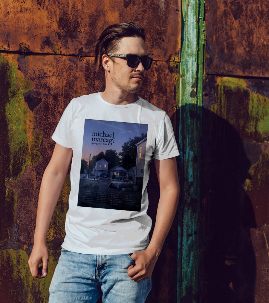 Michael Marcagi Spring 2025 Tour - Burlington VT Boston MA Schedule T-Shirt