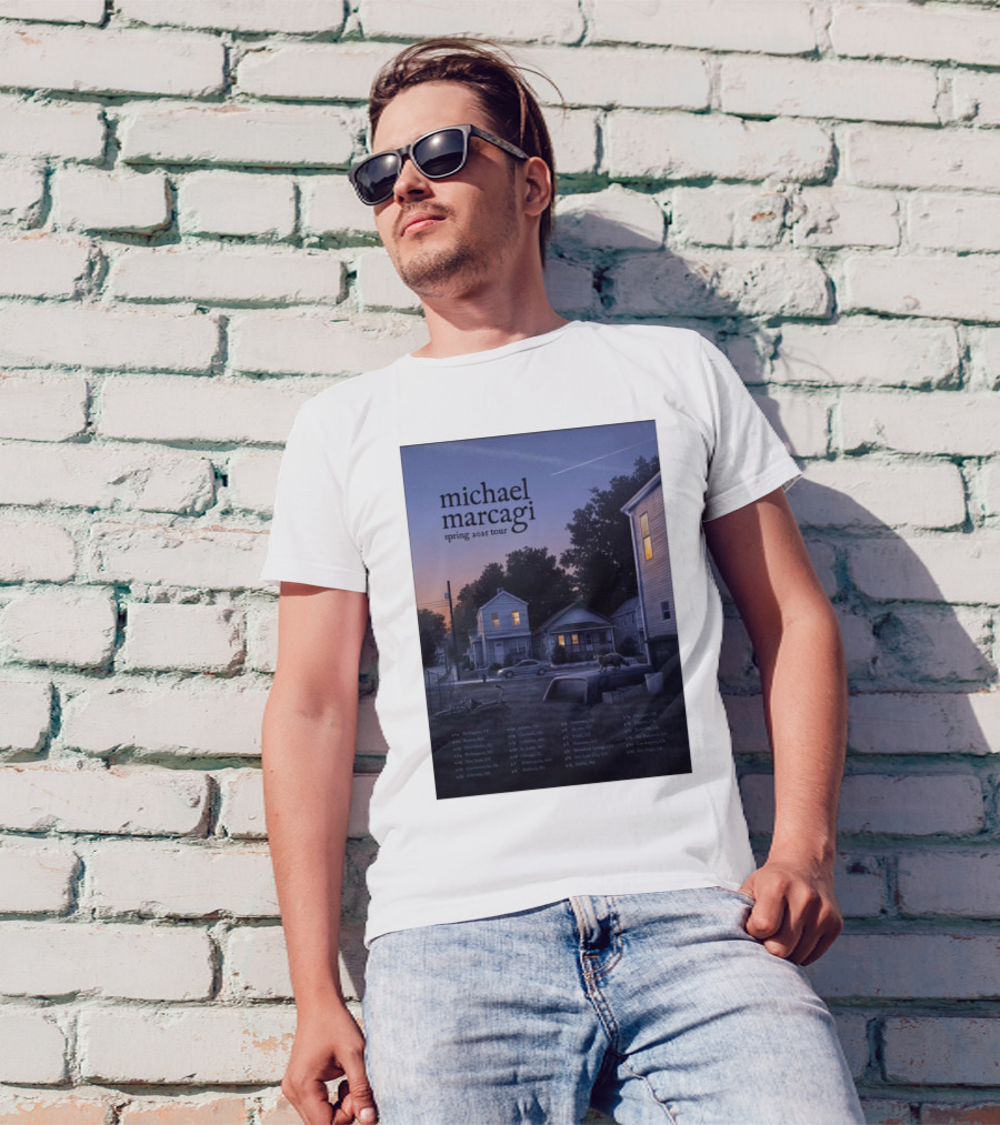 Michael Marcagi Spring 2025 Tour - Burlington VT Boston MA Schedule T-Shirt