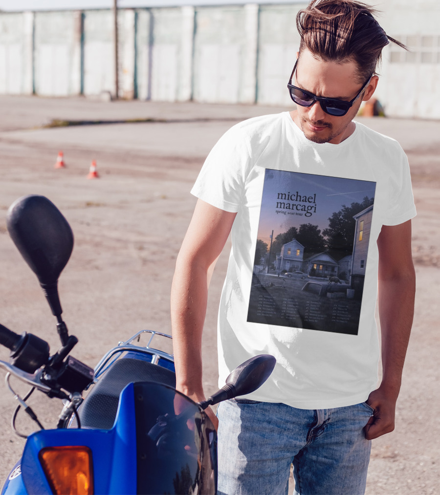 Michael Marcagi Spring 2025 Tour - Burlington VT Boston MA Schedule T-Shirt