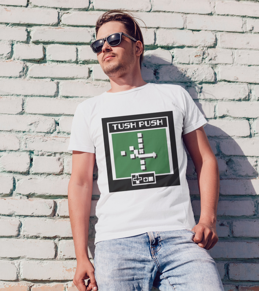 Philadelphia Eagles Tush Push Tecmo Video Game Style T-Shirt