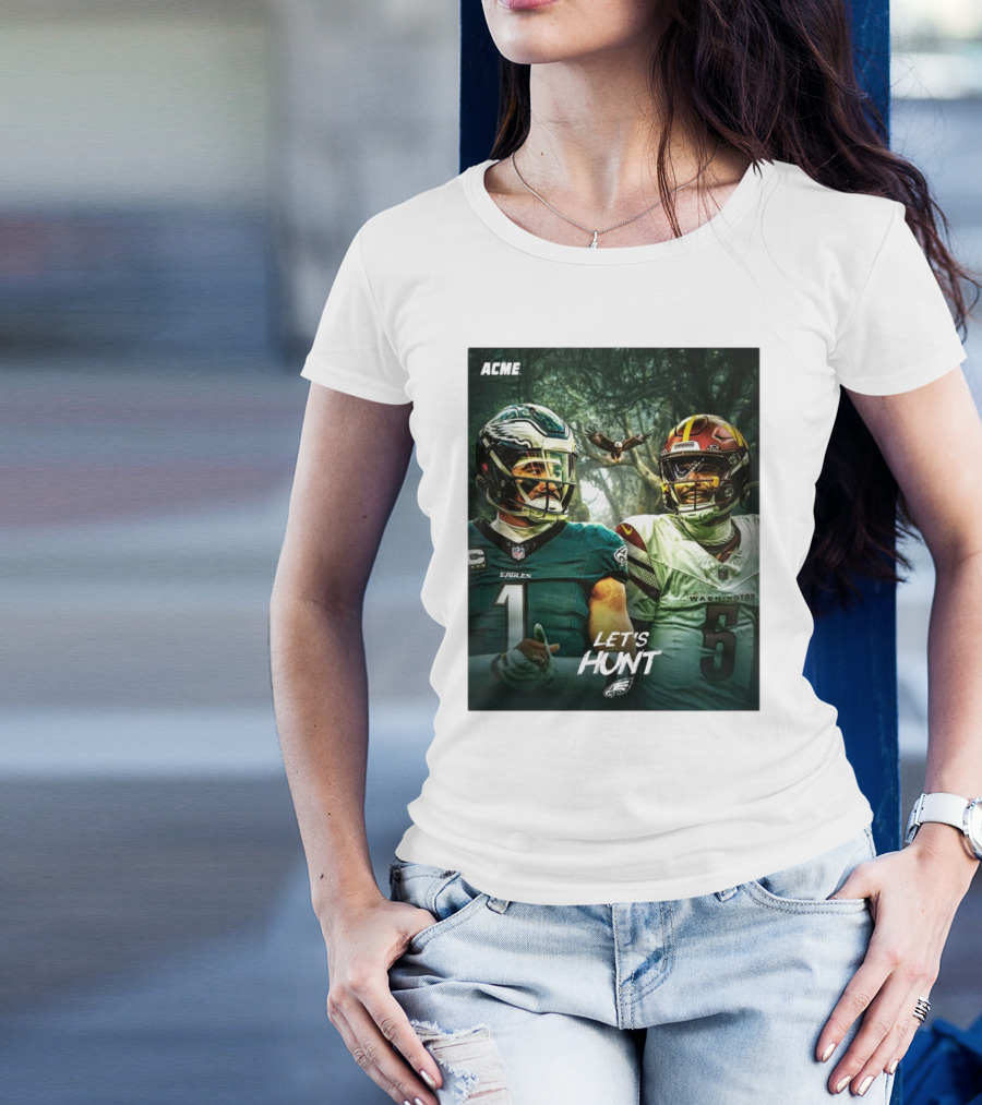 ACME Philadelphia Eagles Vs Washington Commanders Let’s Hunt Championship Showdown T-Shirt