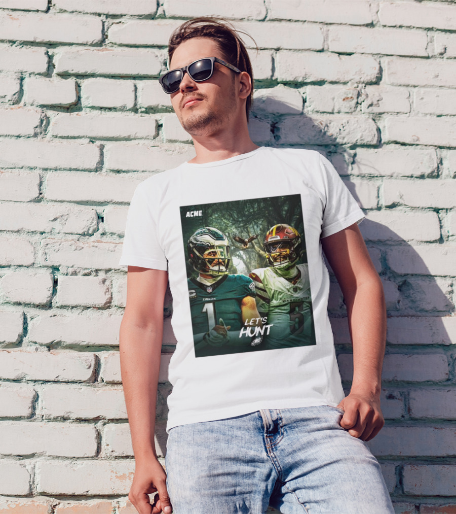 ACME Philadelphia Eagles Vs Washington Commanders Let’s Hunt Championship Showdown T-Shirt