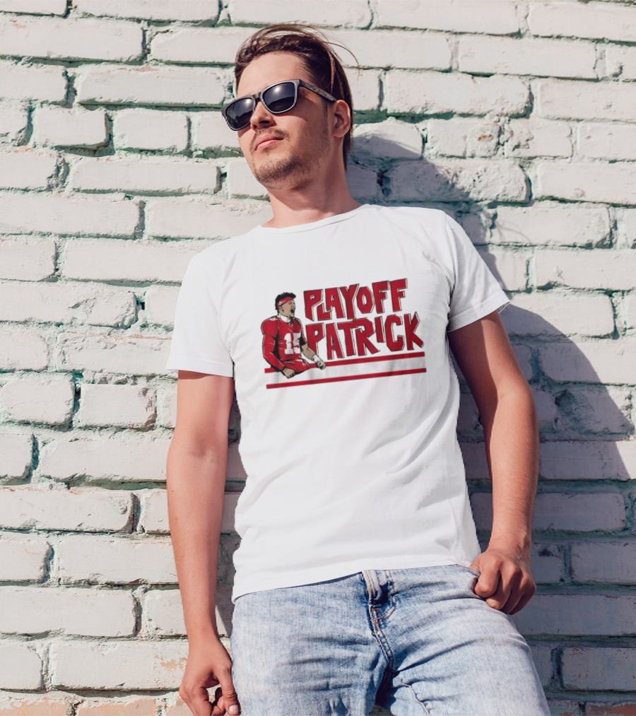 Playoff Patrick Mahomes Kansas City Chiefs Football Icon Graphic T-Shirt