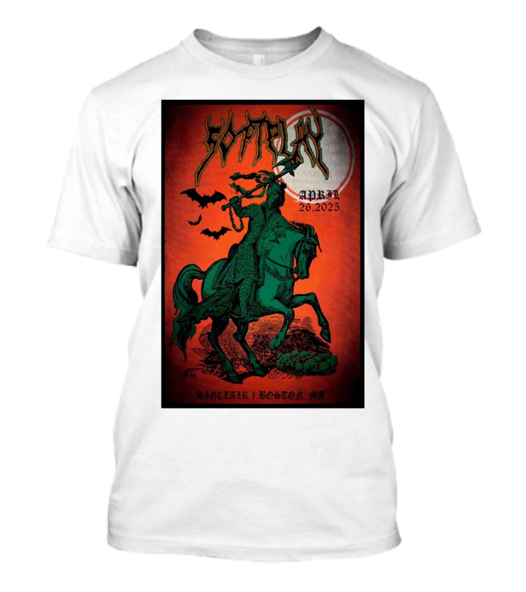 SORROW April 26 2025 Sinclair Boston MA T-Shirt