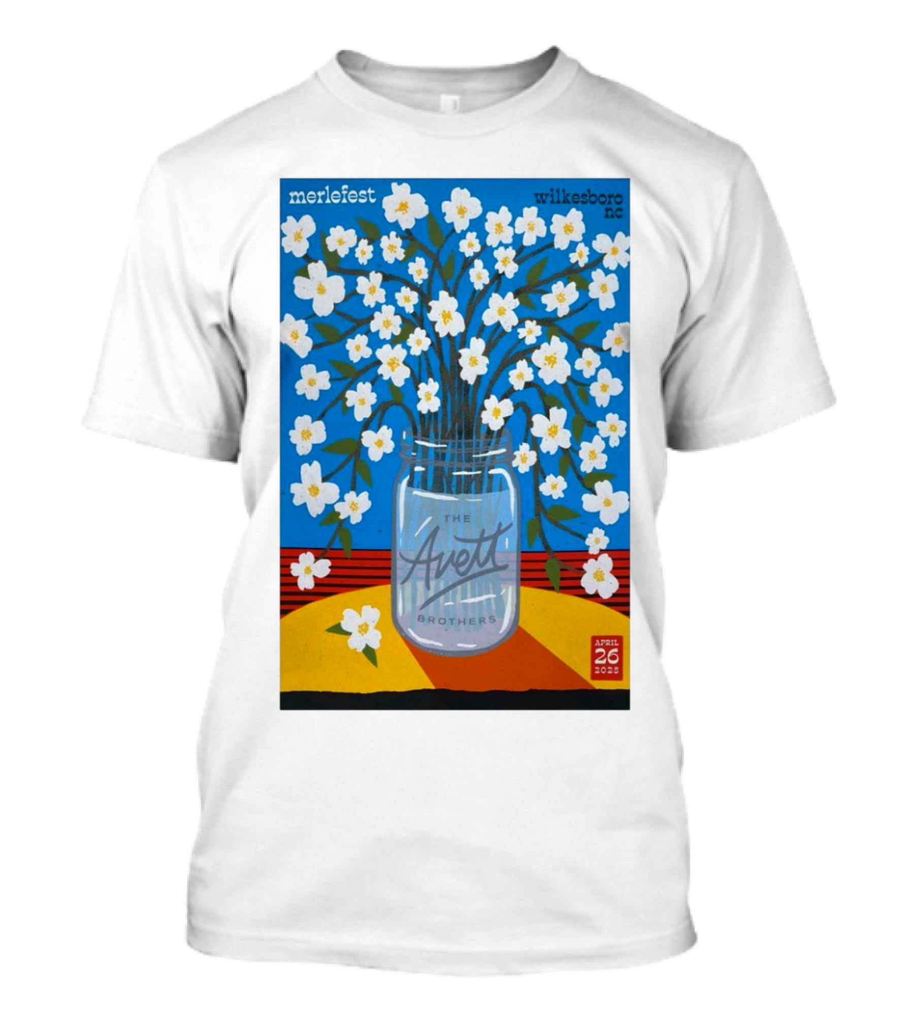 Merlefest Wilkesboro NC The Avett Brothers April 26 2025 Concert T-Shirt