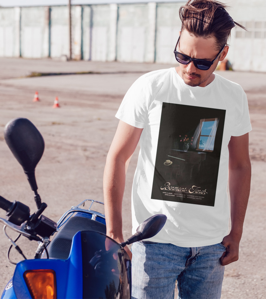 Benmont Tench Santa Cruz California Kuumbwa Jazz Center April 4 2025 Tour T-Shirt