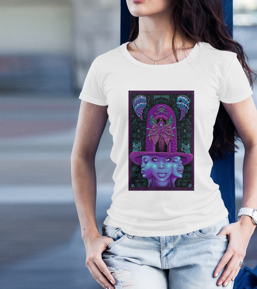 Erykah Badu February 21 2025 Moda Center PDX Jazz Fest T-Shirt