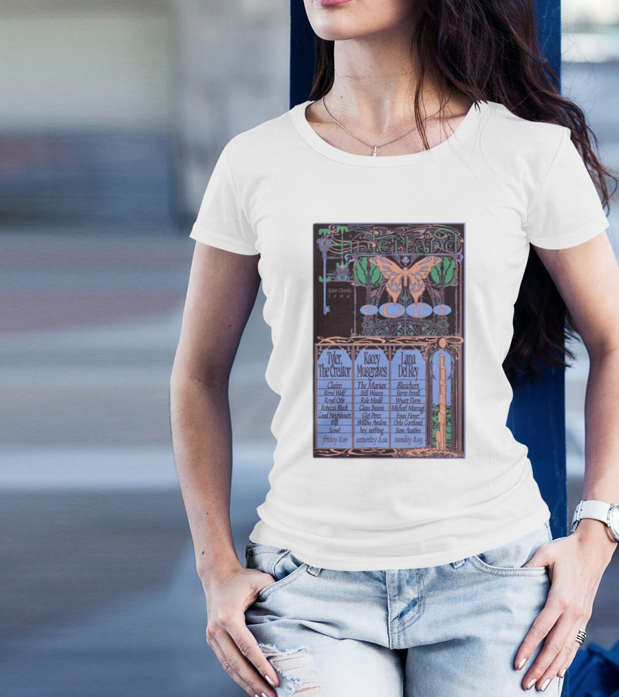 Hinterland Fest 2025 St. Charles Iowa Featuring Tyler The Creator Kacey Musgraves T-Shirt