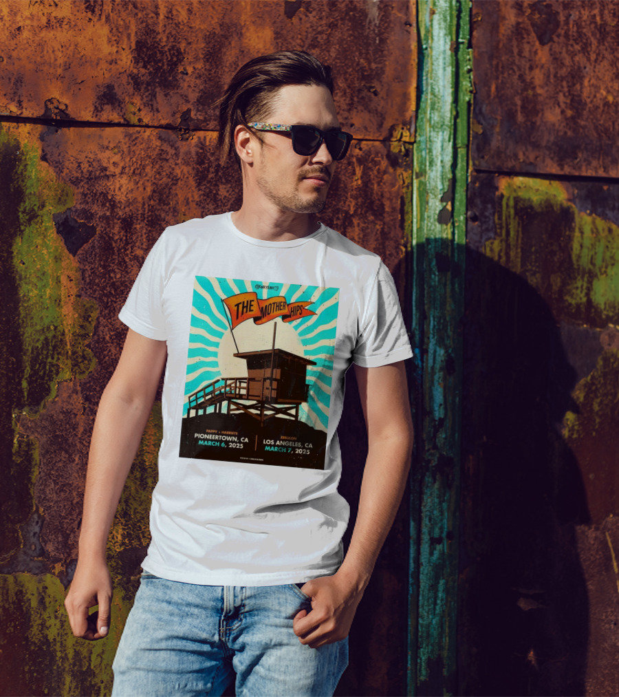 The Mother Hips March 6-7 2025 Pappy + Harriet's Pioneertown Zebulon Los Angeles T-Shirt