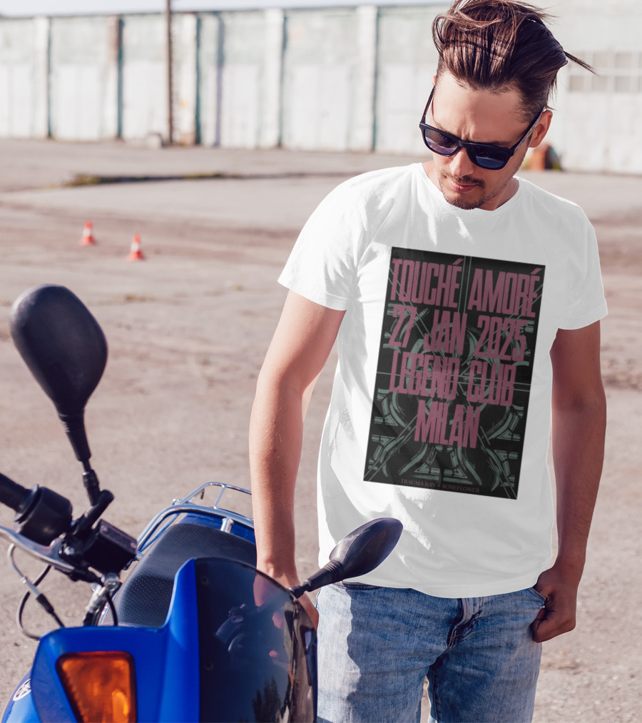 TOUCHÉ AMORÉ 27 JAN 2025 LEGEND CLUB MILAN TRAUMA RAY BONEFLOWER T-Shirt