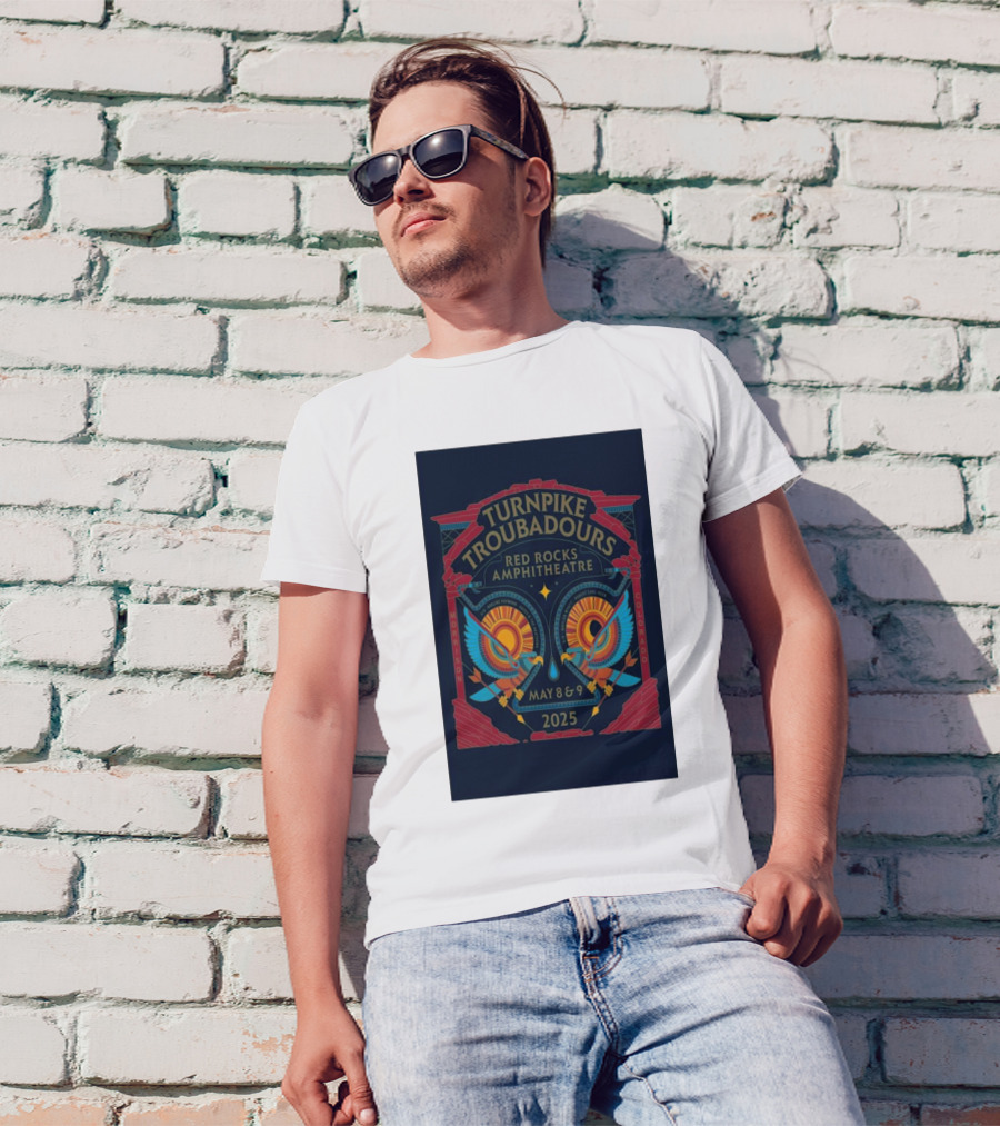 Turnpike Troubadours Red Rocks Amphitheatre May 8 & 9 2025 Morrison Colorado T-Shirt