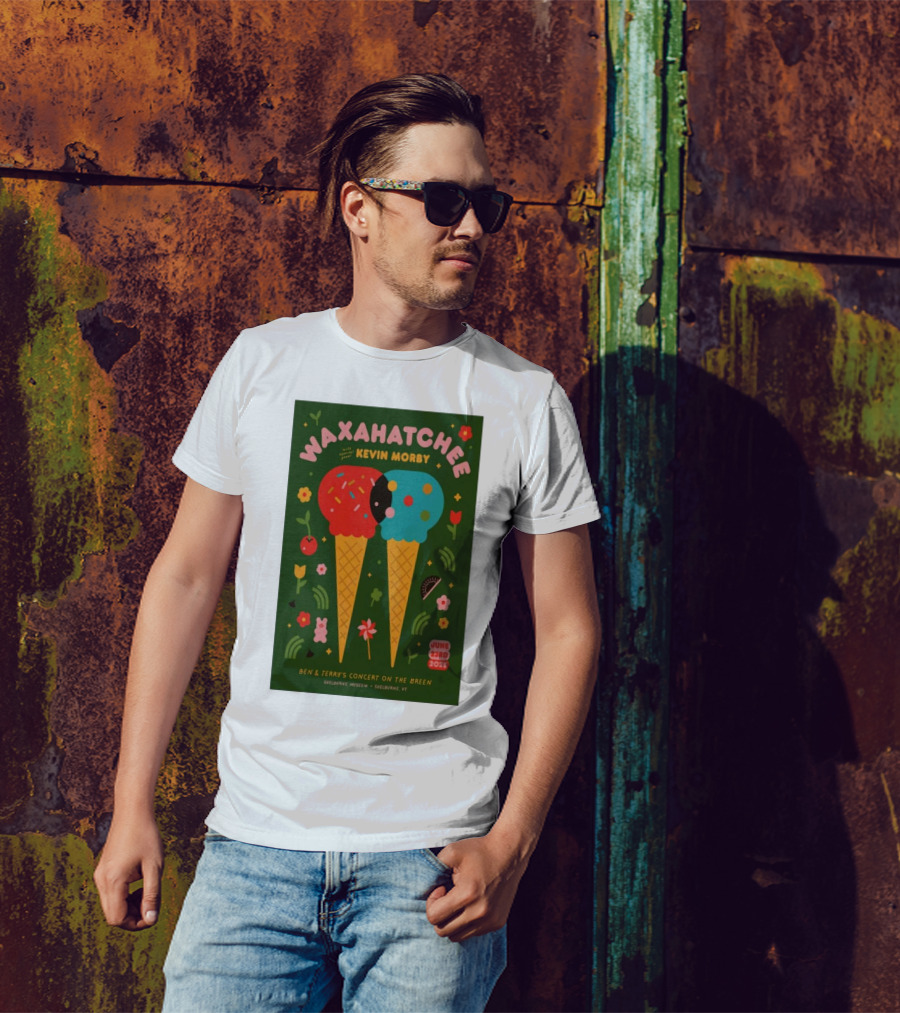 Waxahatchee Kevin Morby June 23 2025 Shelburne Museum Ben & Terry's Concert On The Green T-Shirt