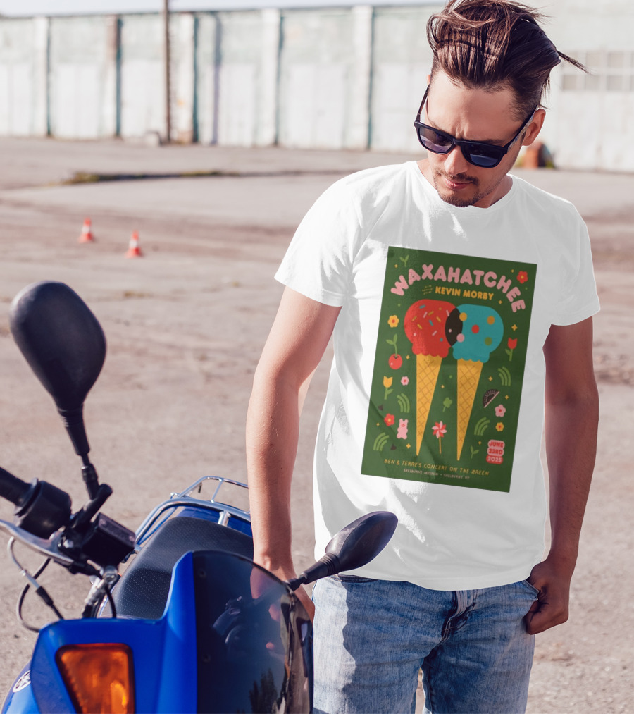 Waxahatchee Kevin Morby June 23 2025 Shelburne Museum Ben & Terry's Concert On The Green T-Shirt