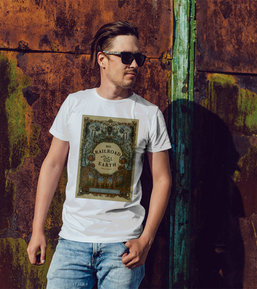 2025 Railroad Earth Spring Equinox March 21 Brooklyn Bowl NY T-Shirt
