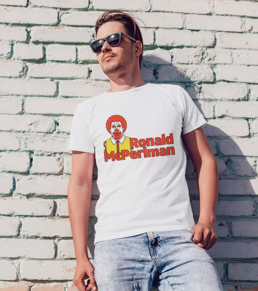 Ronald McPerlman McDonalds And Ron Perlman Crossover T-Shirt