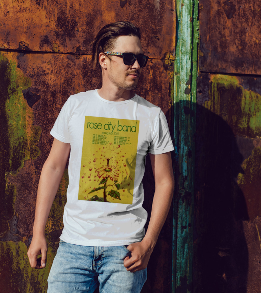 Rose City Band Spring Tour 2025 Seattle Portland Los Angeles San Diego Boise T-Shirt