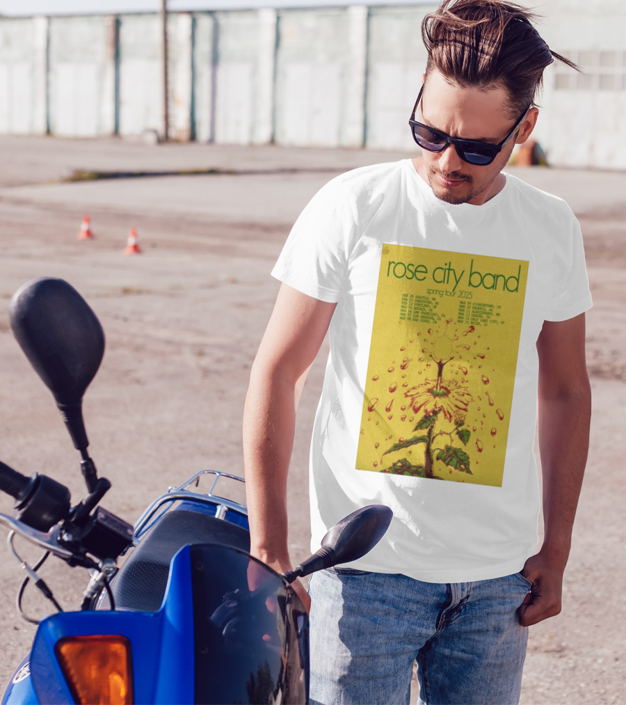 Rose City Band Spring Tour 2025 Seattle Portland Los Angeles San Diego Boise T-Shirt