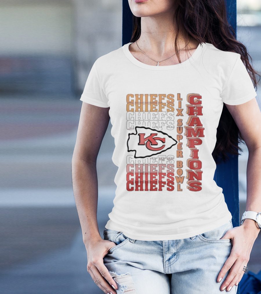 Chiefs Chiefs LIX Super Bowl Champions KC T-Shirt