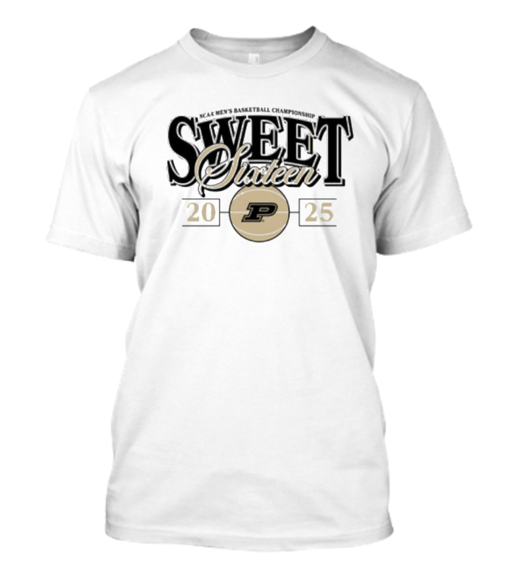 Purdue Boilermakers Sweet Sixteen 2025 NCAA Men’s Basketball March Madness Elite 8 Championship T-Shirt