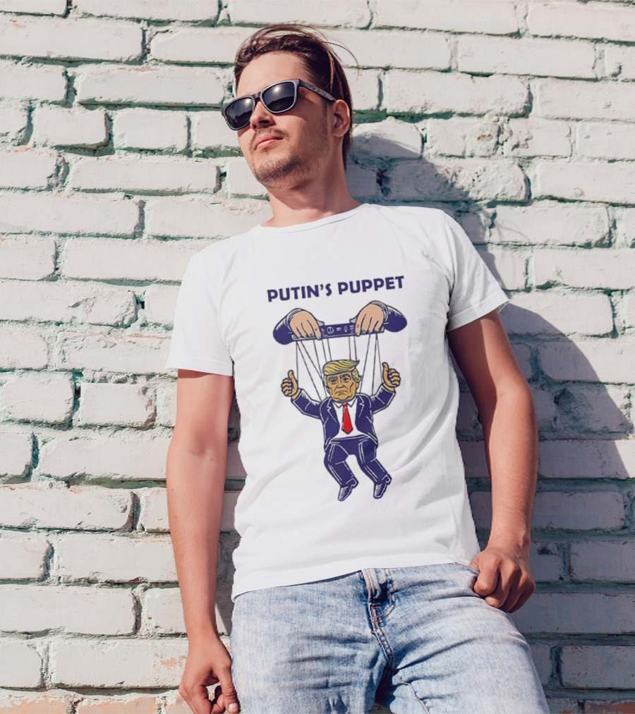 PUTIN’S PUPPET Trump Is A Russian Asset Political Parody T-Shirt