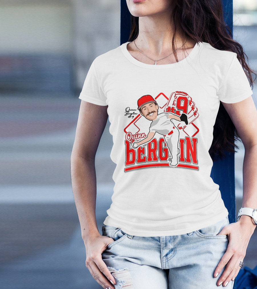 Quinn Berglin Baseball 2025 Glove Number 9 T-Shirt