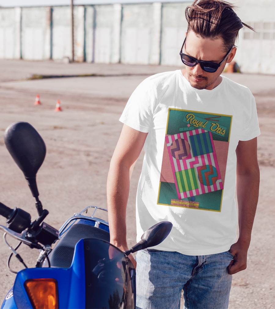 Royel Otis Friko Tour The Fillmore October 17 2024 San Francisco CA Vibrant Geometric Design T-Shirt