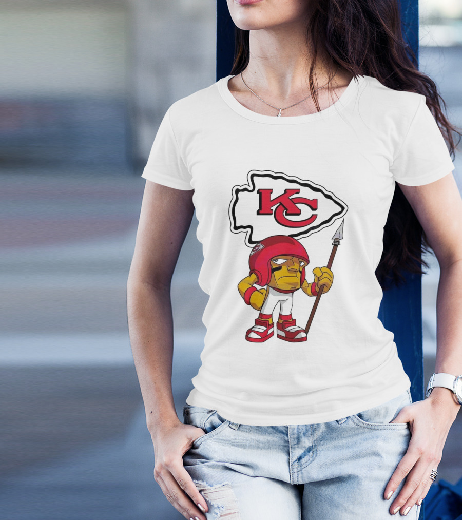 Rush Zone Kansas City Chiefs NFL Character KC Logo 2025 T-Shirt