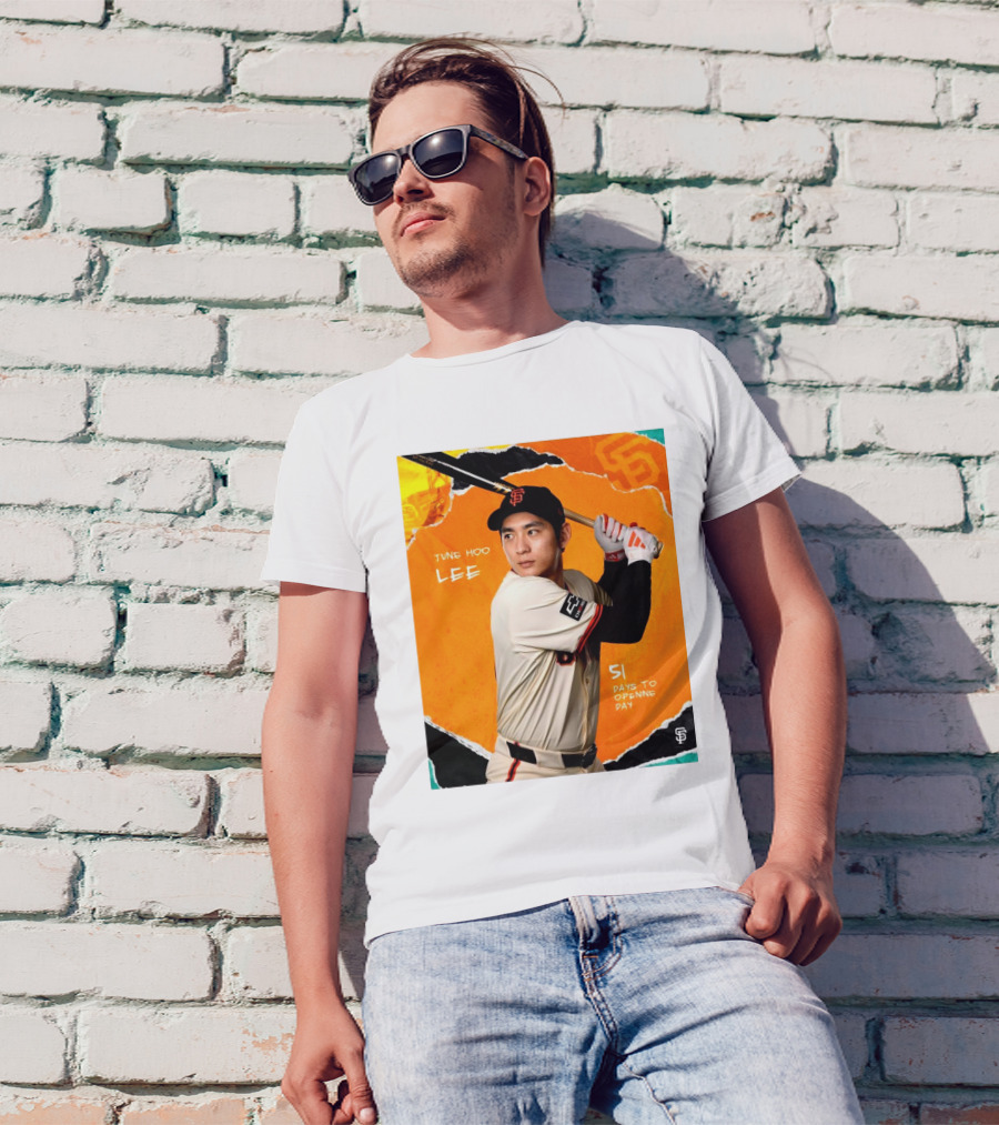 San Francisco Giants Jung Hoo Lee 51 Days To Opening Day T-Shirt