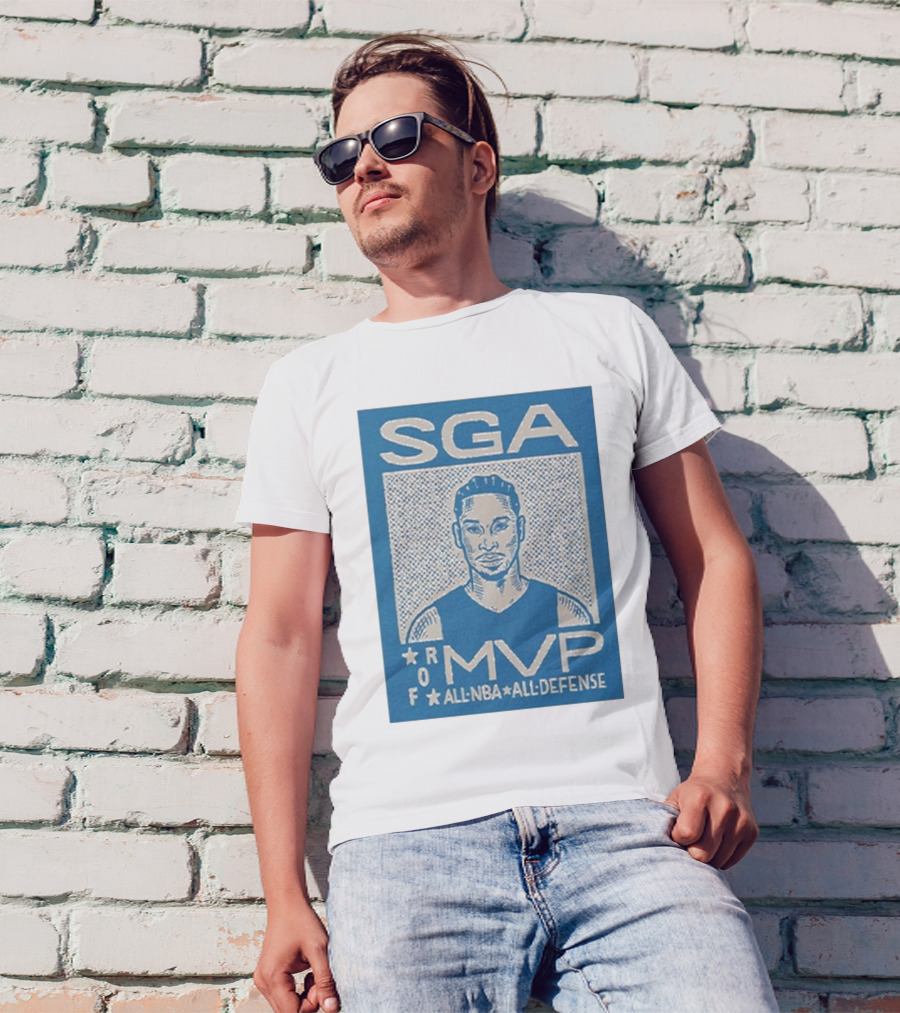 SGA Shai Gilgeous-Alexander MVP All NBA All Defense T-Shirt