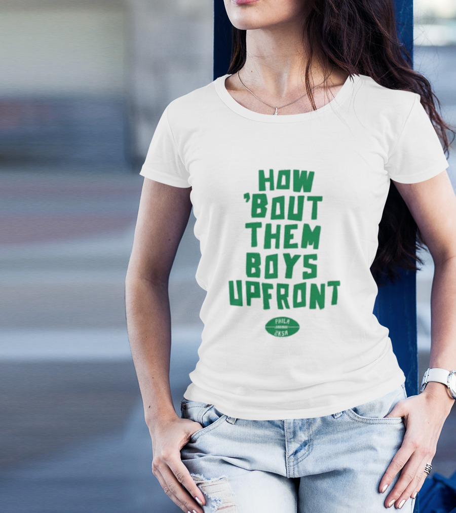 Saquon Barkley 2KSA How 'Bout Them Boys Upfront Football T-Shirt