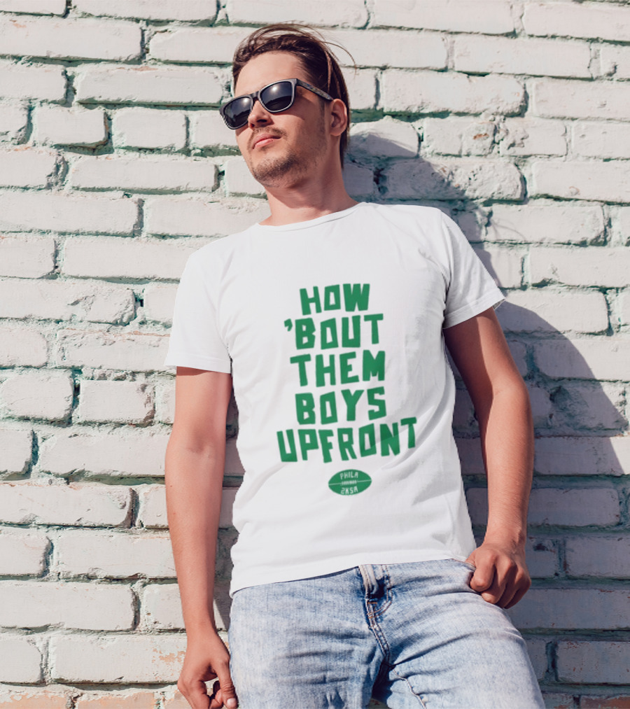 Saquon Barkley 2KSA How 'Bout Them Boys Upfront Football T-Shirt
